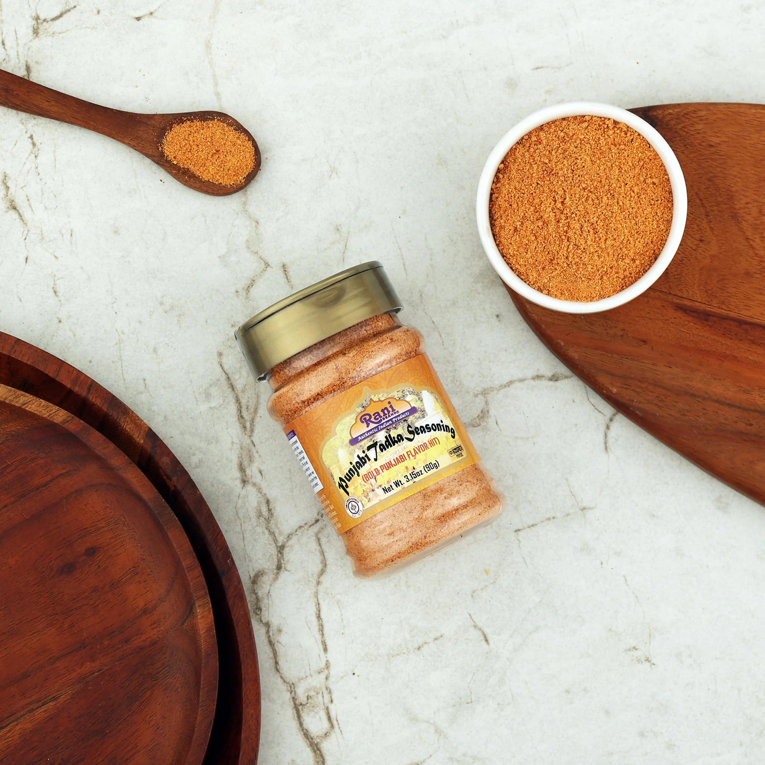 Rani Punjabi Tadka Seasoning (Bold Punjabi Flavor Hit) 3.15oz (90g) PET Jar ~ Shaker Top | All Natural | Vegan | Gluten Friendly | NON-GMO | Indian Origin - Image 5