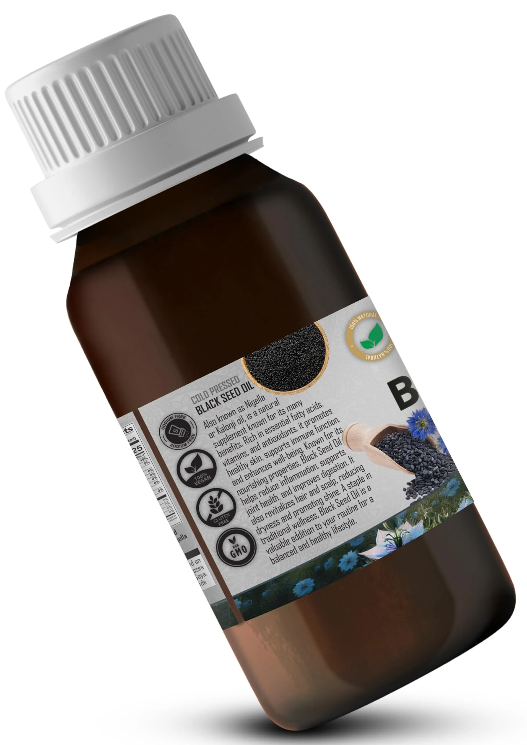 Rani Pure Black Seed (Nigella, Kalonji) Oil 3.38 Fl oz (100ml) Cold Pressed ~ 100% Cholesterol Free | All Natural | Gluten Free | NON-GMO | Kosher | Vegan | Indian Origin - Image 9