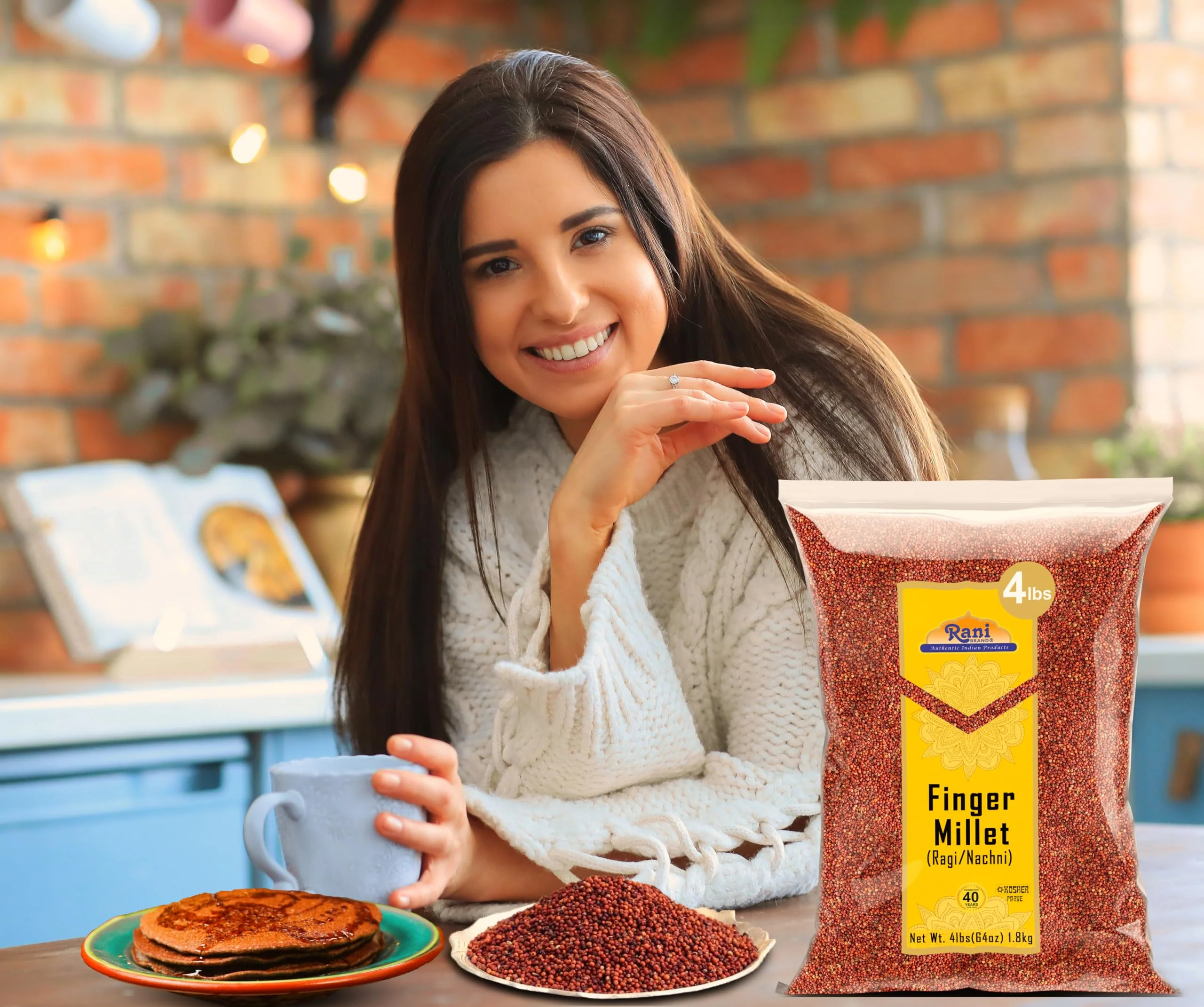 Rani Ragi Finger Millet (Eleusine Coracana) Whole Ancient Grain Seeds 64oz (4lbs) 1.81kg Bulk ~ All Natural | Gluten Friendly | NON-GMO | Kosher | Vegan | Indian Origin - Image 5