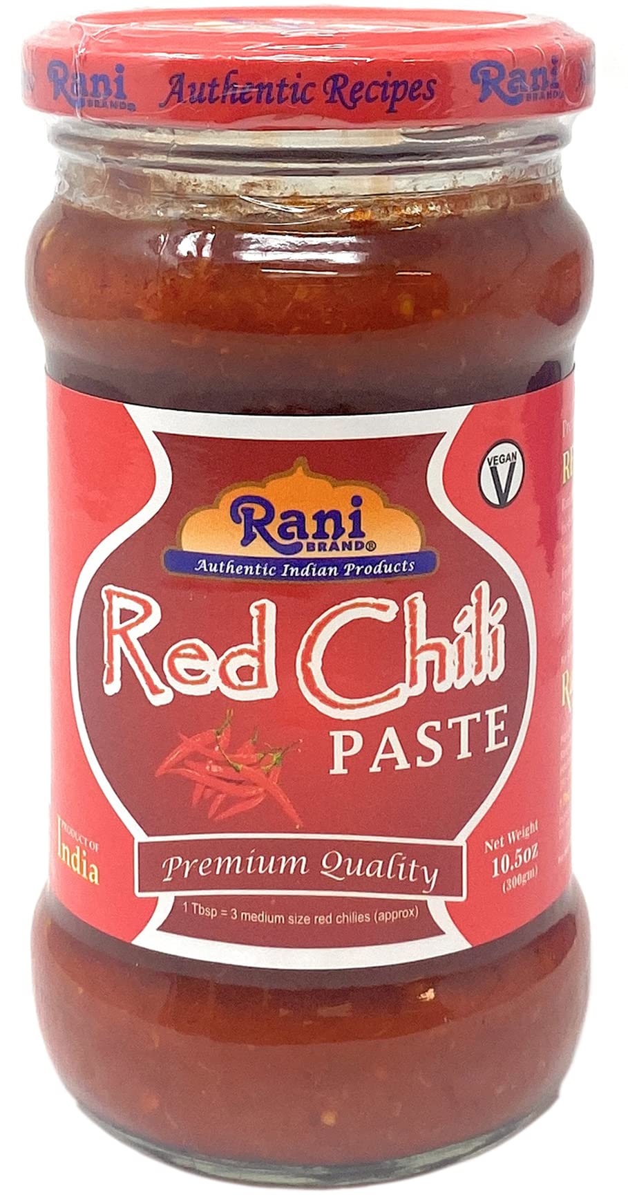 Rani Red Chilli Cooking Paste 10.58oz (300g) Glass Jar, Pack of 5+1 FREE ~ Vegan | Gluten Free | NON-GMO | No Colors | Indian Origin - Image 4