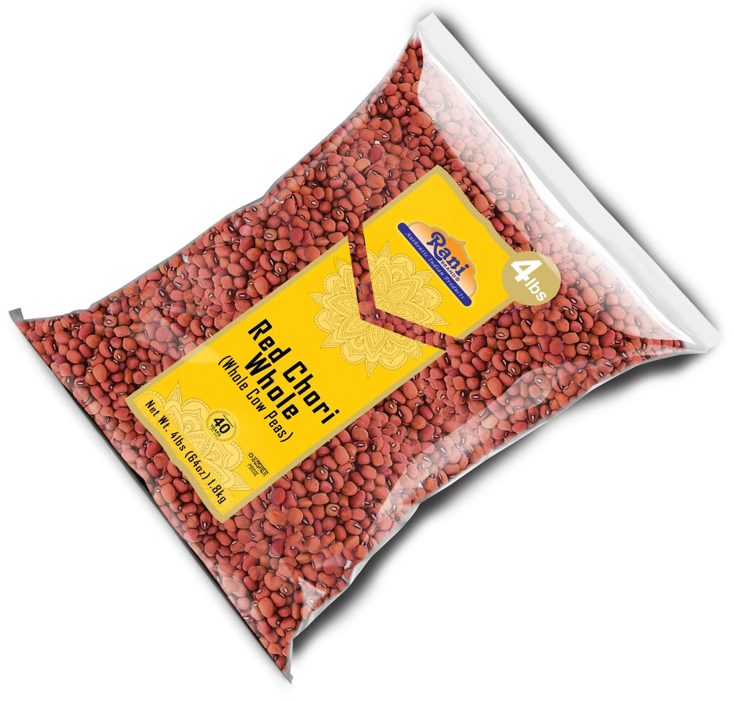 Rani Red Chori Whole (Adzuki Beans) 64oz (4lbs) 1.81kg Bulk ~ All Natural | Vegan | Gluten Friendly | NON-GMO | Kosher | India Origin - Image 8