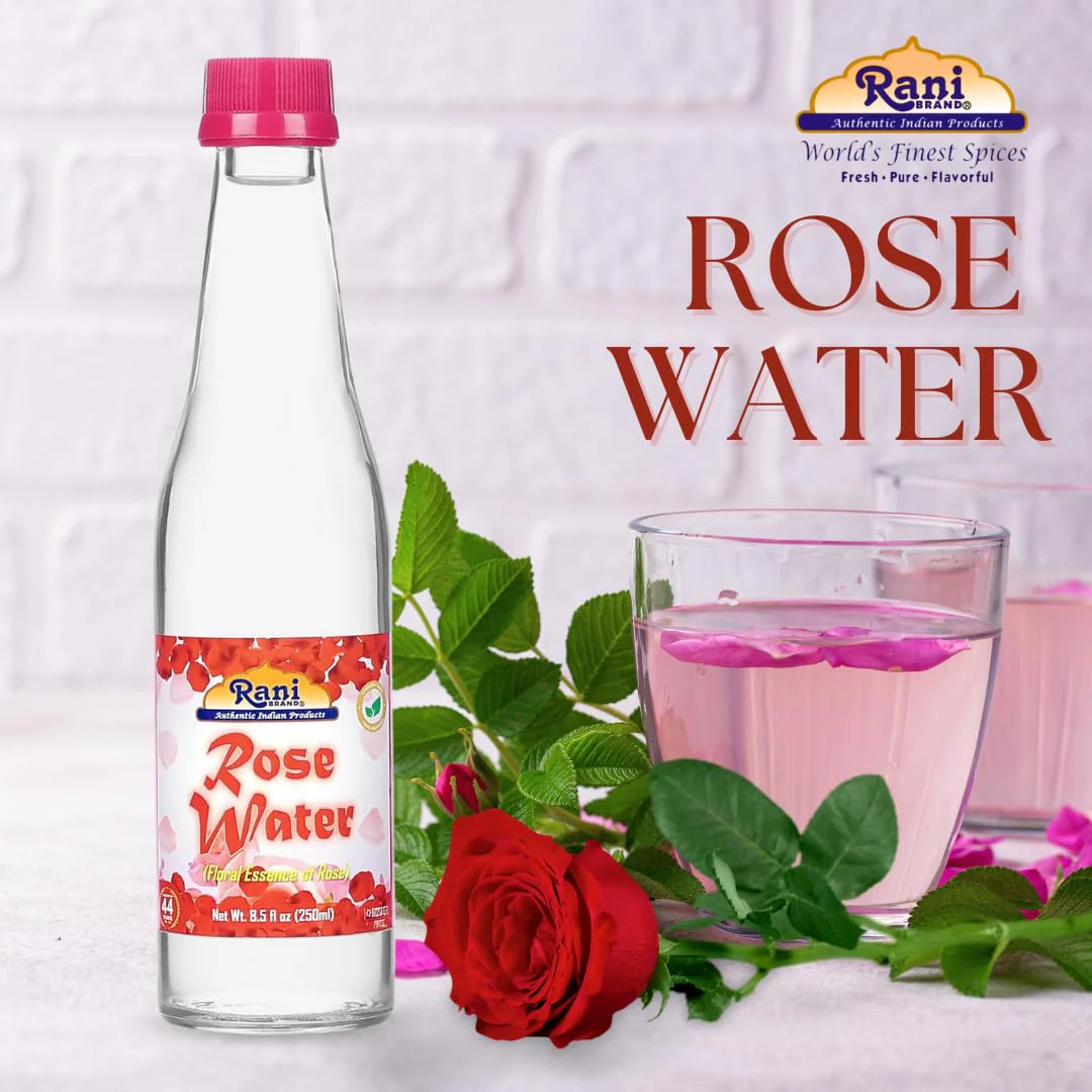 Rani Red Rose Water (Floral Essence of Rose) 8.5 fl oz (250ml) Glass Jar ~ All Natural | Vegan | Gluten Free | NON-GMO | Kosher | Indian Origin - Image 8