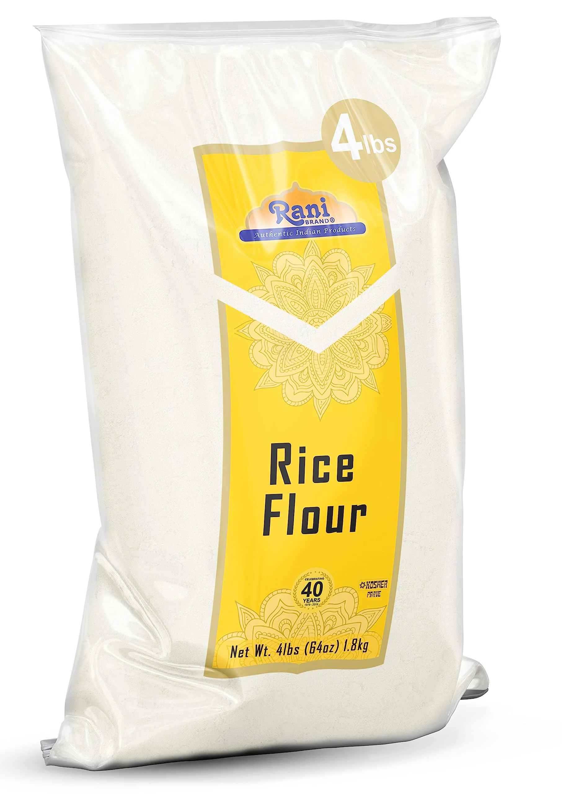 Rani Rice (White) Flour 64oz (4lbs) 1.81kg ~ All Natural | Gluten Friendly | Vegan | NON-GMO | Kosher | Indian Origin - Image 8