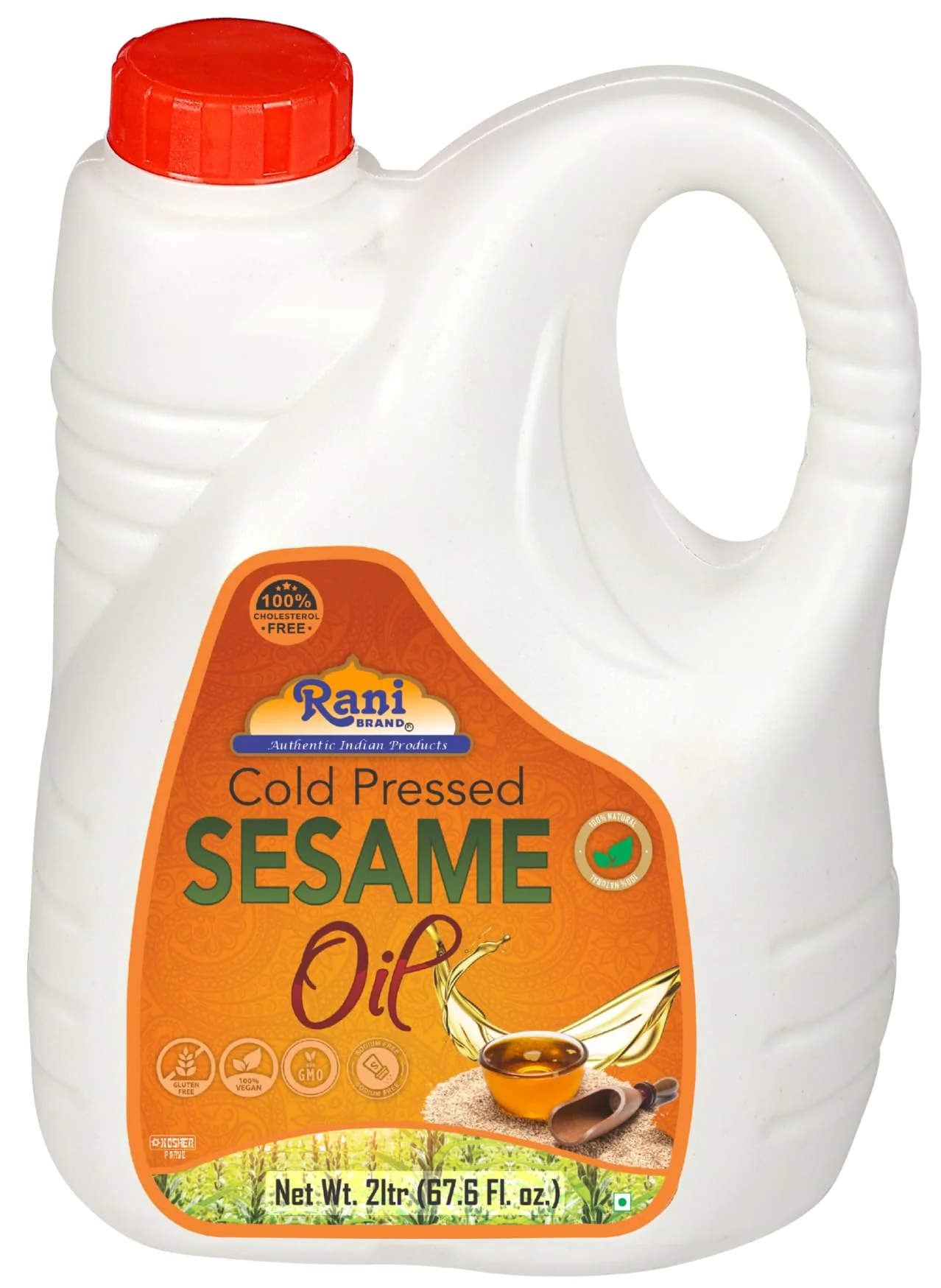 Rani Sesame Oil 67.6 Ounce (2 Liter) Cold Pressed | 100% Natural | NON-GMO | Kosher | Vegan | Gluten Free - Image 9
