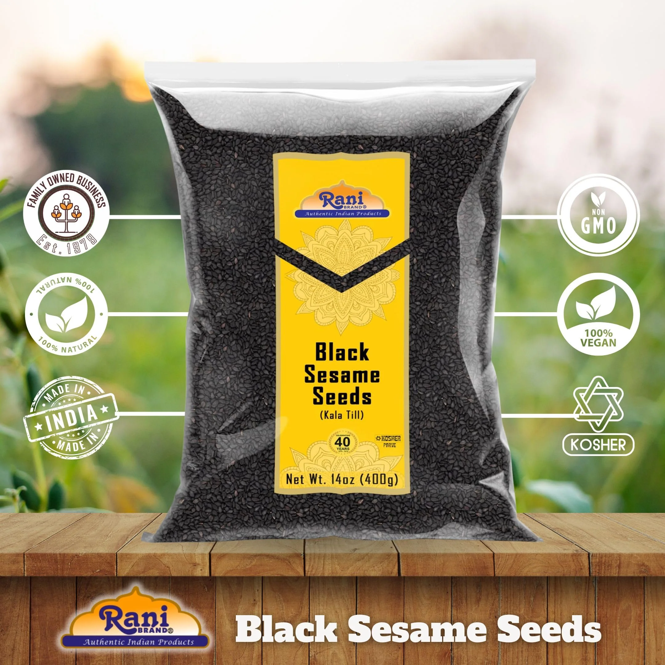 Rani Black Sesame Seeds {2 Sizes Available} - Image 13