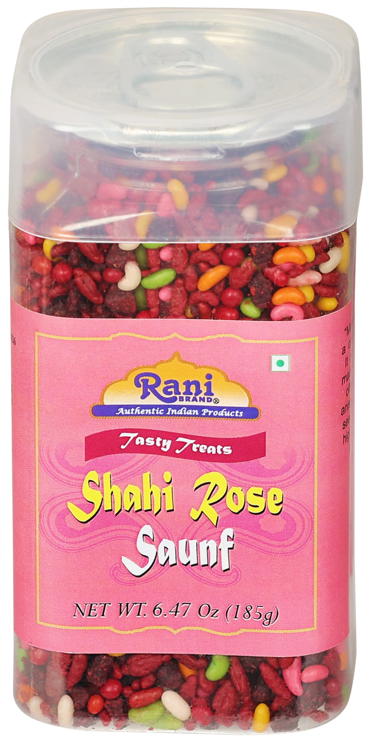 Rani Shahi Rose Saunf 6.47oz (185g) Vacuum Sealed, Easy Open Top, Resealable Container ~ Indian Tasty Treats | Vegan | Gluten Friendly | NON-GMO | Indian Origin - Image 9