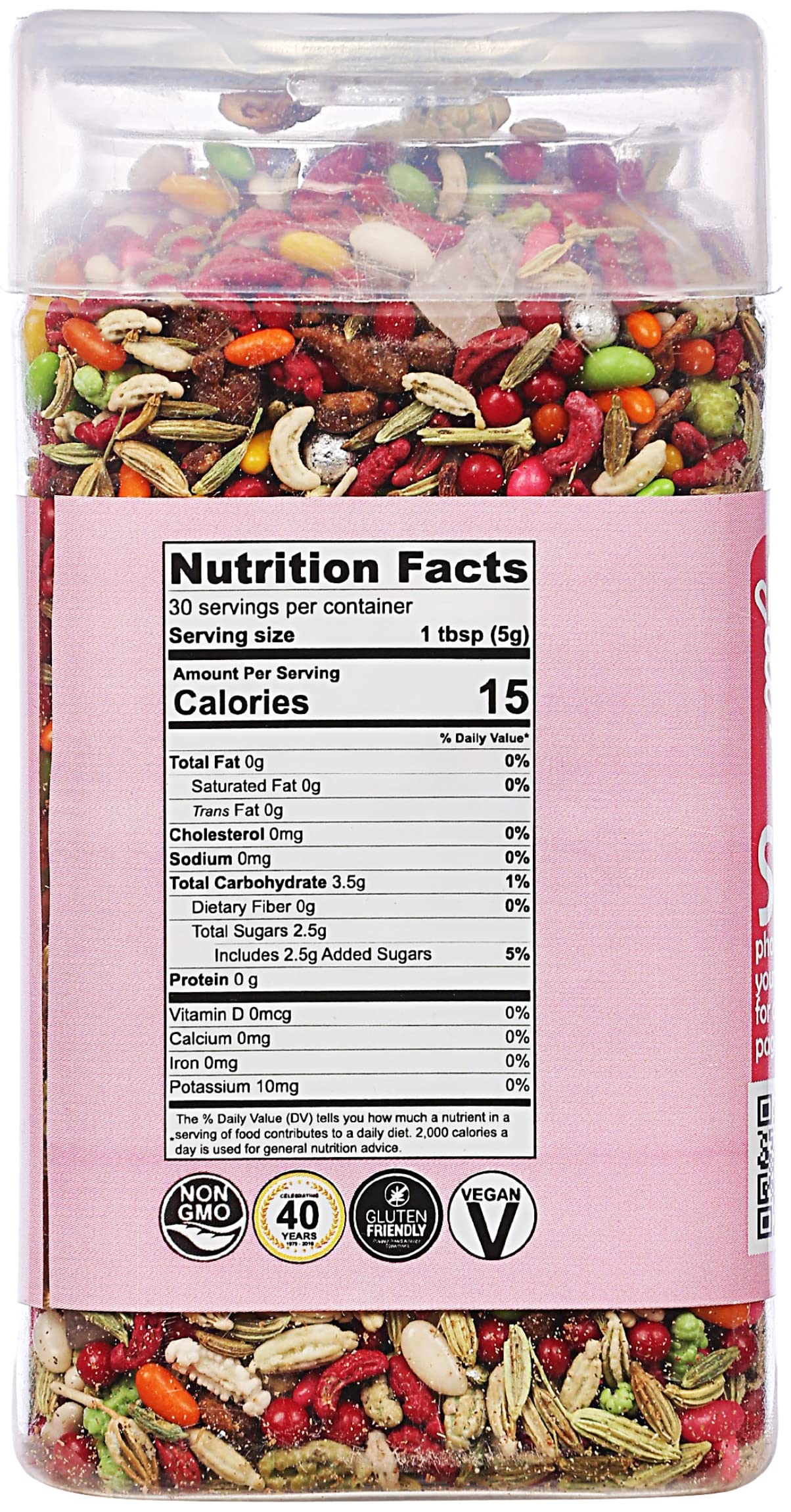 Rani Shahi Saunf 5.25oz (150g) Vacuum Sealed, Easy Open Top, Resealable Container ~ Indian Tasty Treats | Vegan | Gluten Friendly | NON-GMO | Indian Origin - Image 3