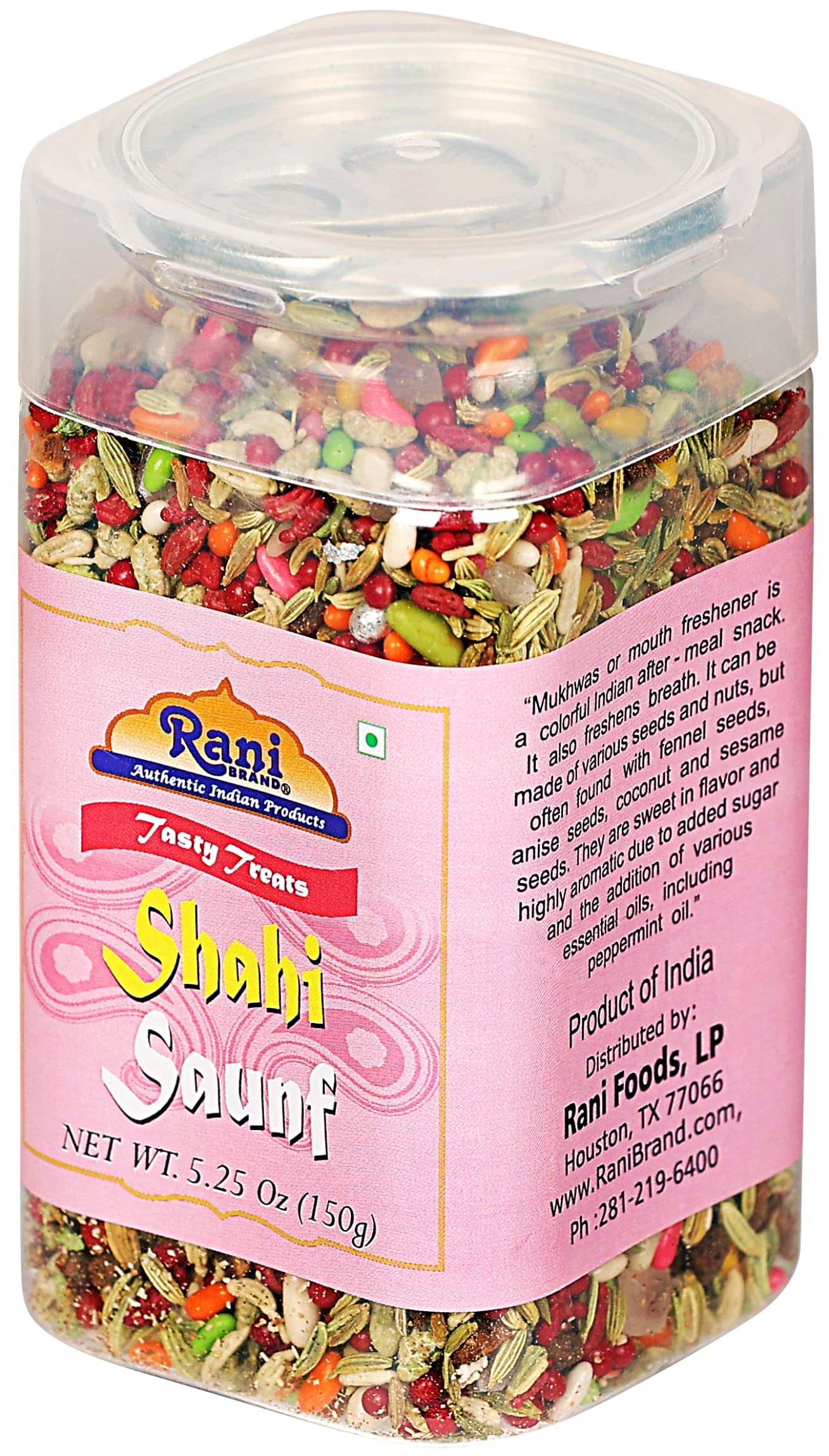 Rani Shahi Saunf 5.25oz (150g) Vacuum Sealed, Easy Open Top, Resealable Container ~ Indian Tasty Treats | Vegan | Gluten Friendly | NON-GMO | Indian Origin - Image 8