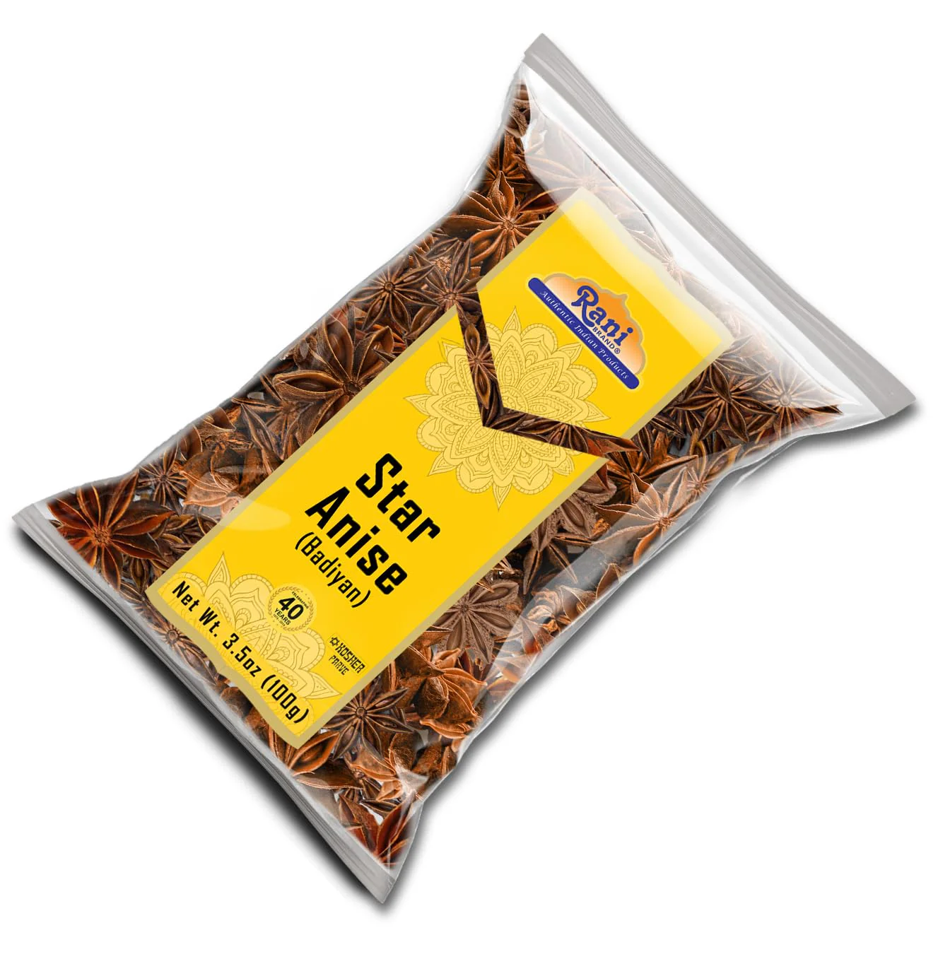 Rani Star Anise Seeds, Whole Pods (Badian Khatai) Spice 3.5oz (100g) ~ All Natural | Gluten Friendly | Kosher | Vegan | Whole Chinese Anise Star Sun Dried Spice, Anis Estrella / Illicium Verum, Widely Used for Baking, Drinks, Cooking, and Tea - Image 8