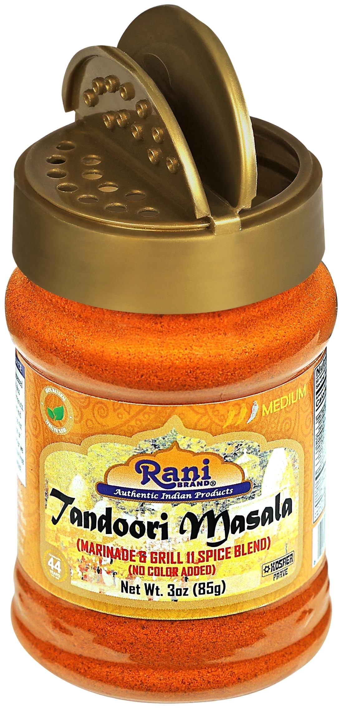 Rani Tandoori Masala (Natural, No Colors Added) Indian 11-Spice Blend 3oz (85g) PET Jar, Pack of 12 ~ Salt Free | Vegan | Gluten Friendly | NON-GMO | Kosher | Indian Origin - Image 8