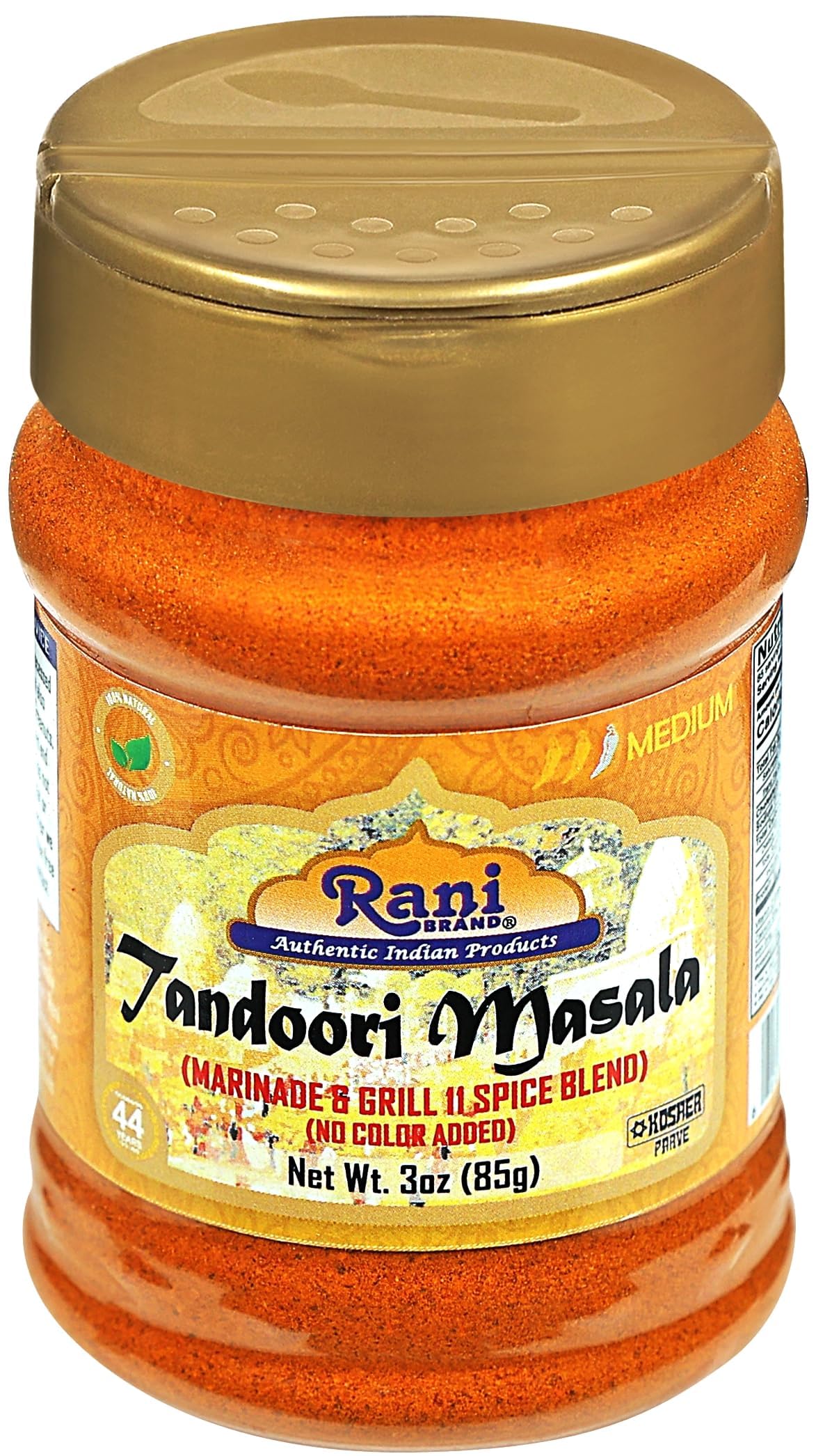 Rani Tandoori Masala (Natural, No Colors Added) Indian 11-Spice Blend 3oz (85g) PET Jar, Pack of 12 ~ Salt Free | Vegan | Gluten Friendly | NON-GMO | Kosher | Indian Origin - Image 9