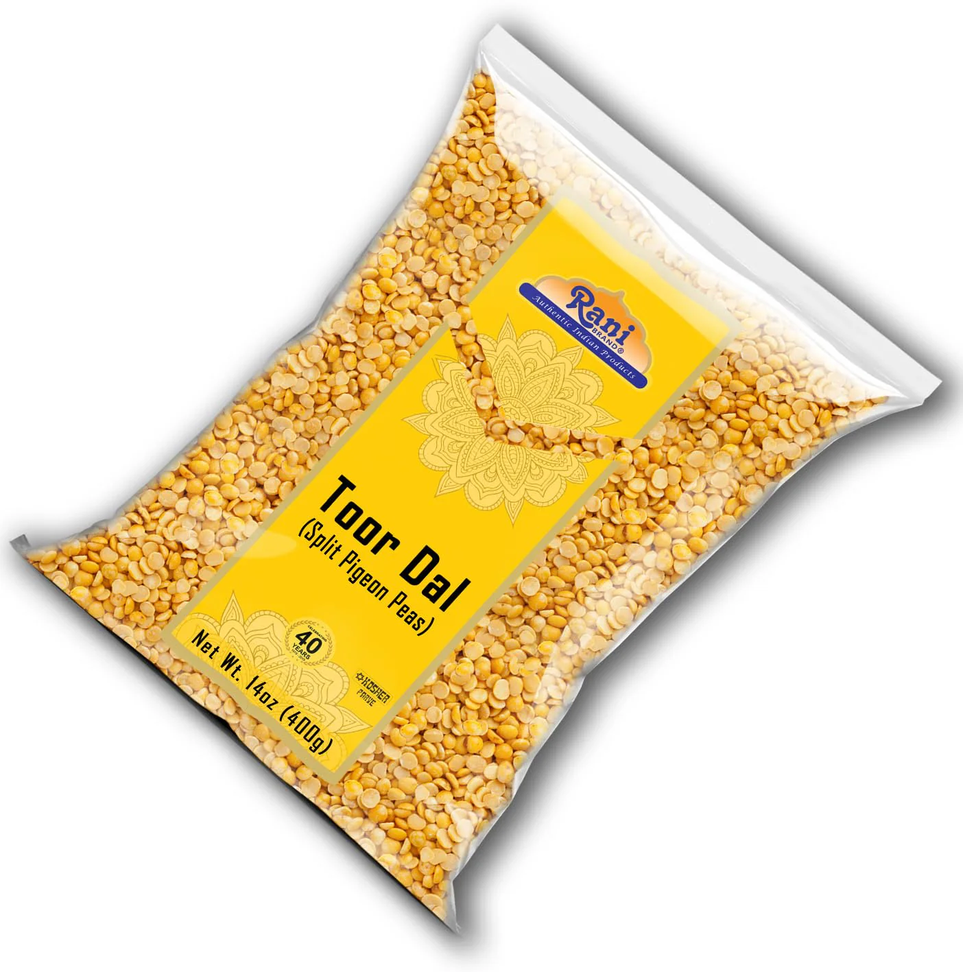 Rani Toor Dal (Split Pigeon Peas) 14oz (400g) ~ All Natural | Gluten Friendly | NON-GMO | Kosher | Vegan | Indian Origin - Image 6