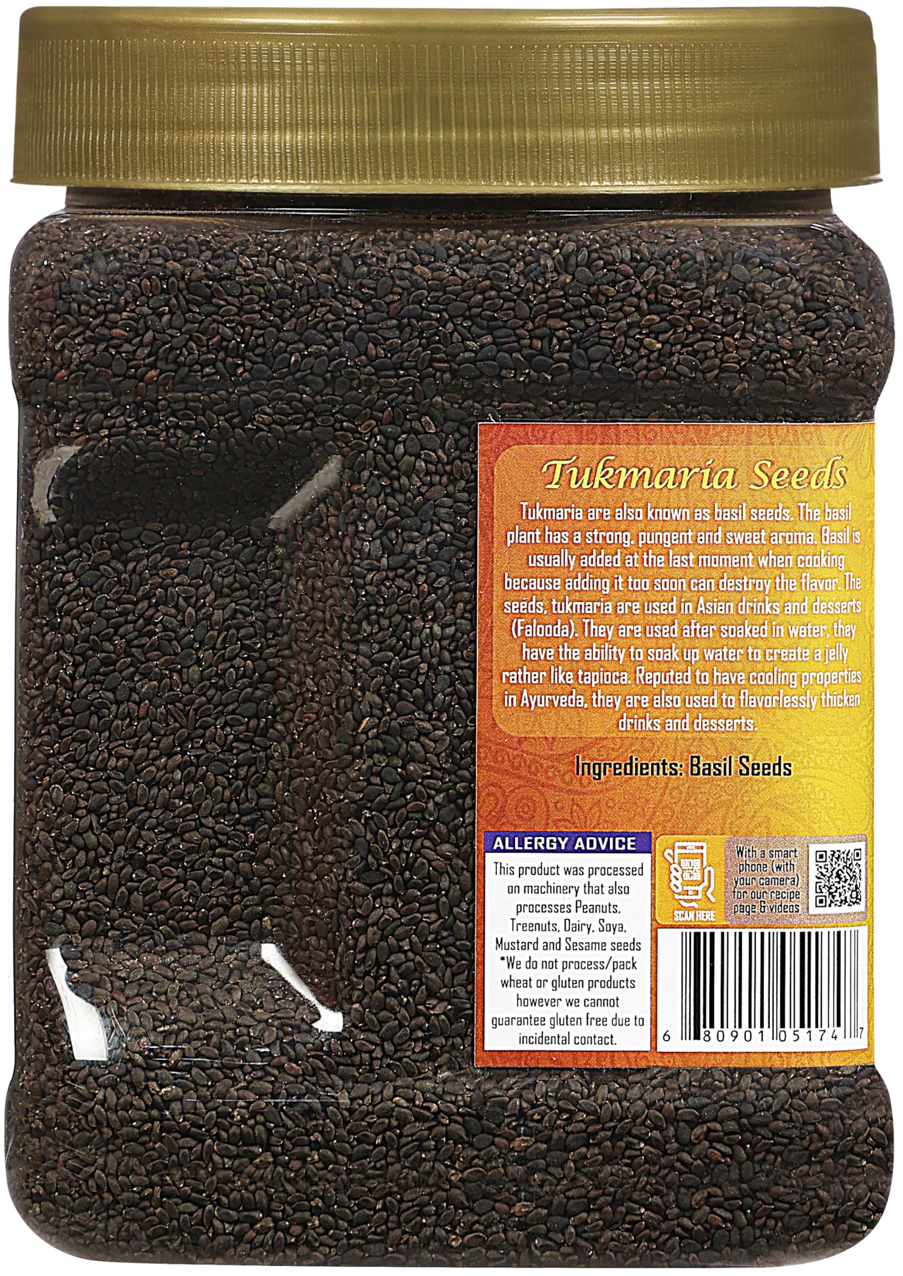 Rani Tukmaria (Natural Holy Basil Seeds) {4 Sizes Available} - Image 40