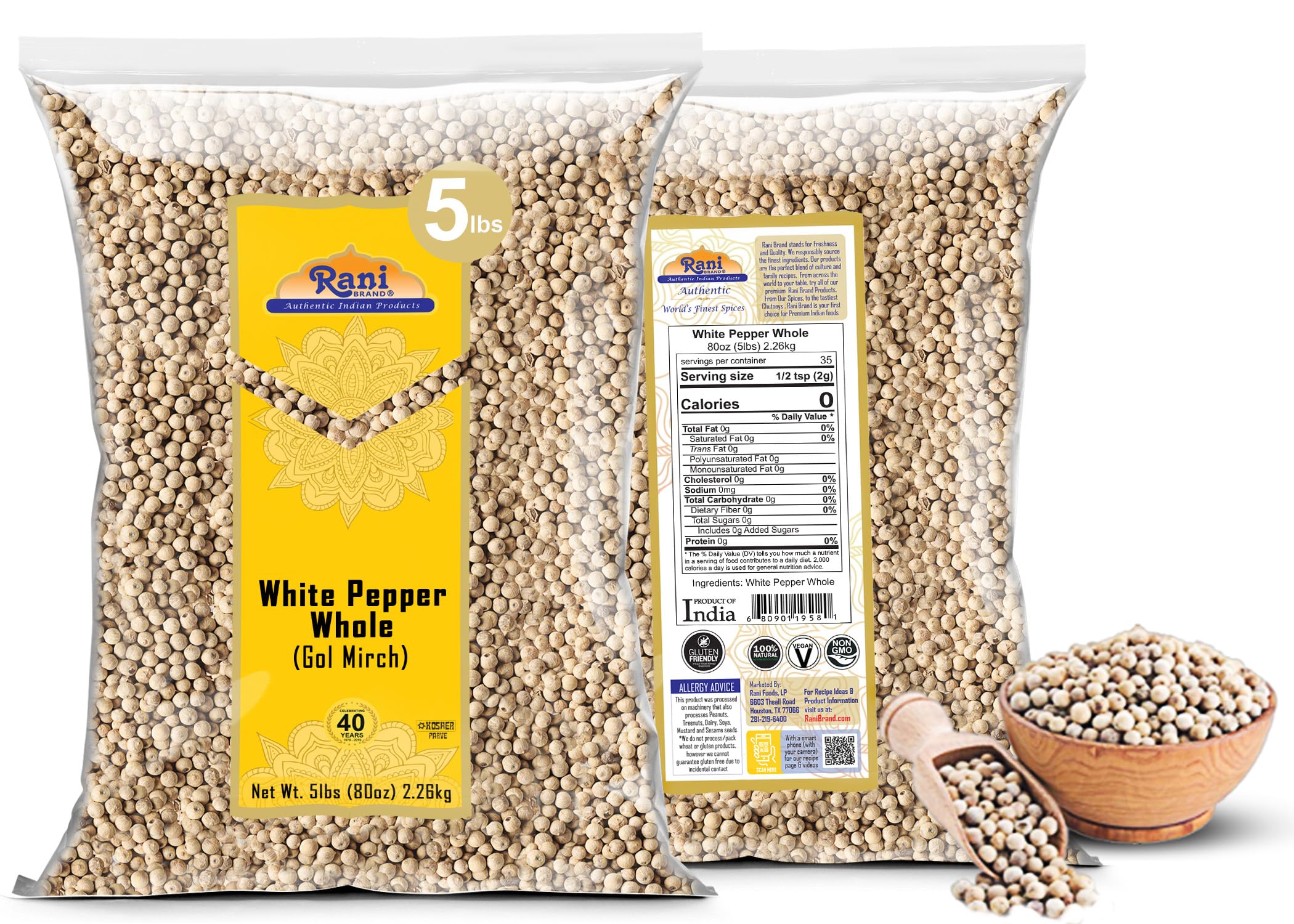 Rani White Pepper {5 Sizes Available} - Image 26