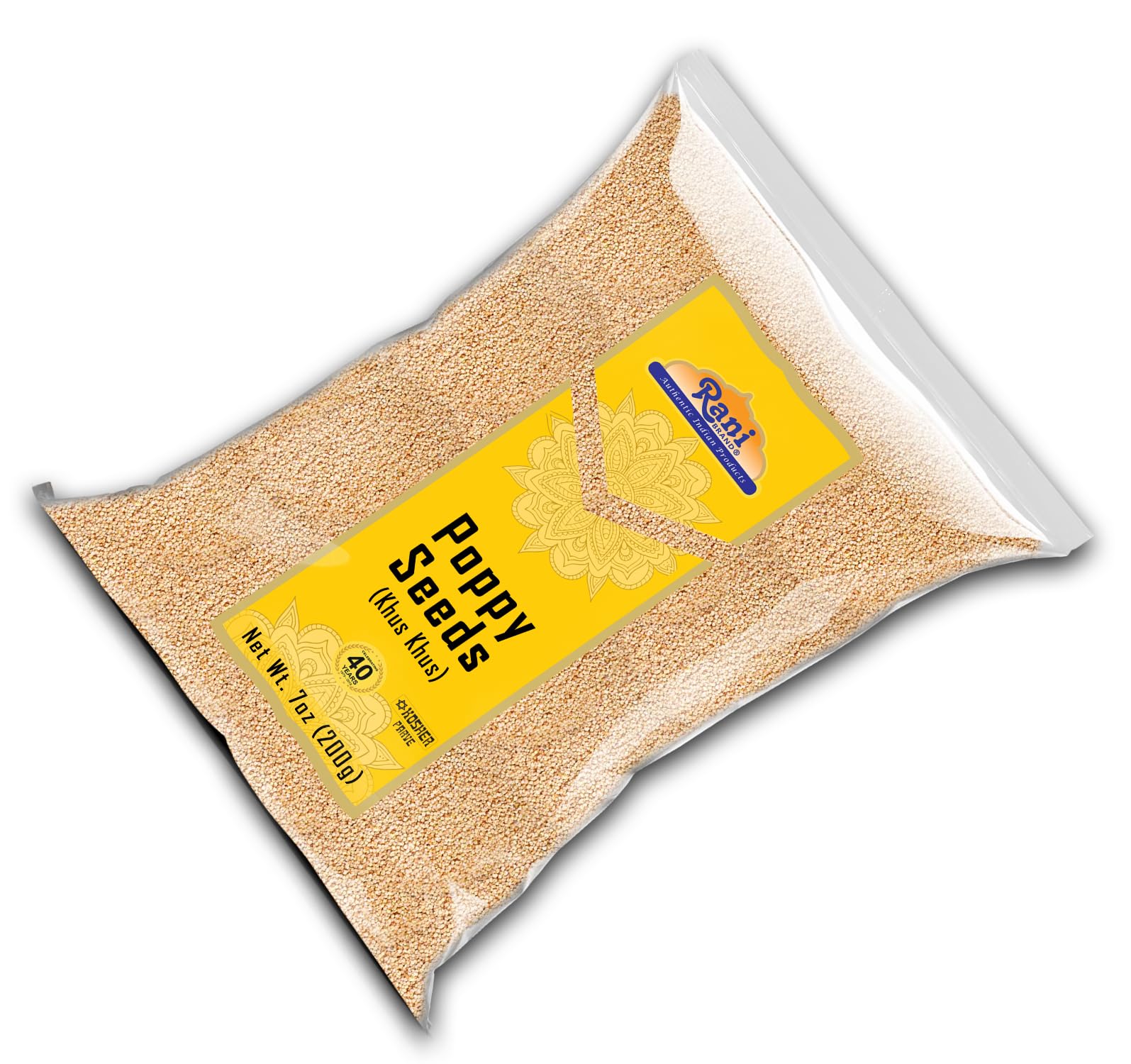 Rani White Poppy Seeds Whole (Khus Khus) Indian Spice 7oz (200g) ~ All Natural | Vegan | Gluten Friendly | NON-GMO | Kosher | Indian Origin - Image 9